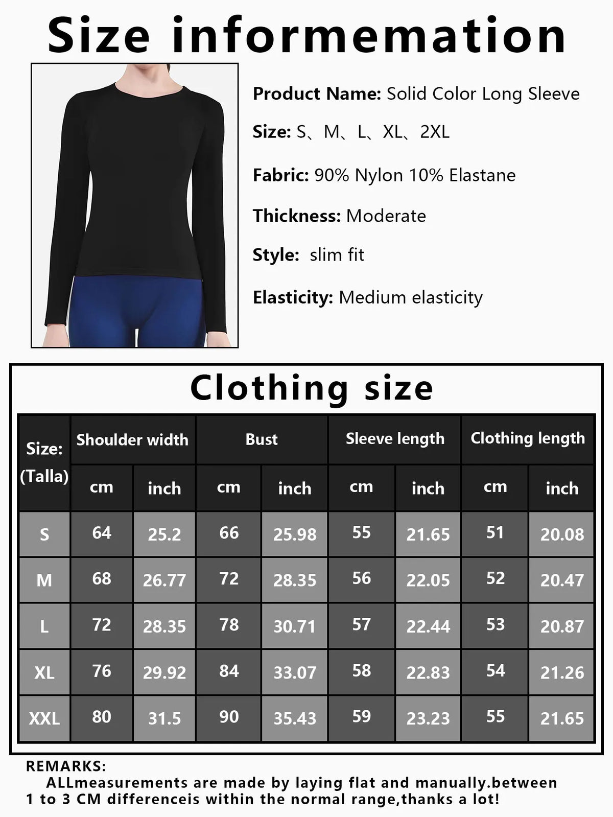 CZGUKE women's long-sleeve sports shirt for yoga and fitness, breathable black athletic top for women.