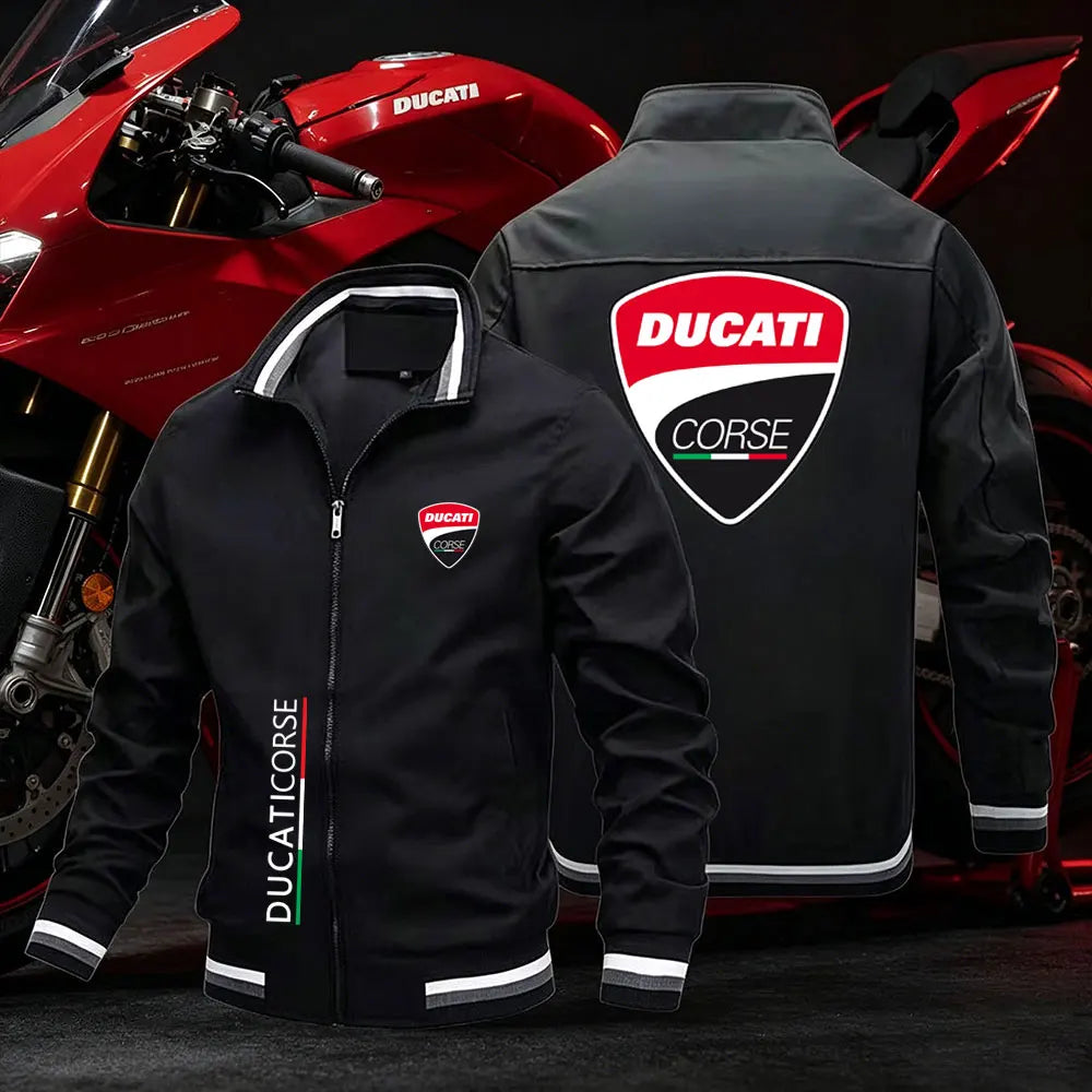 Ducati men's 2026 summer ultralight men's motorcycle jacket with sporty design and solar protection, perfect for warm weather riding.