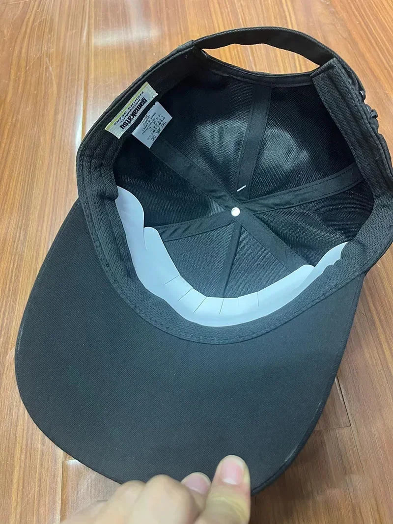 Gamakatsu waterproof breathable cotton fishing cap for summer, lightweight and protective, suitable for fishing accessories.