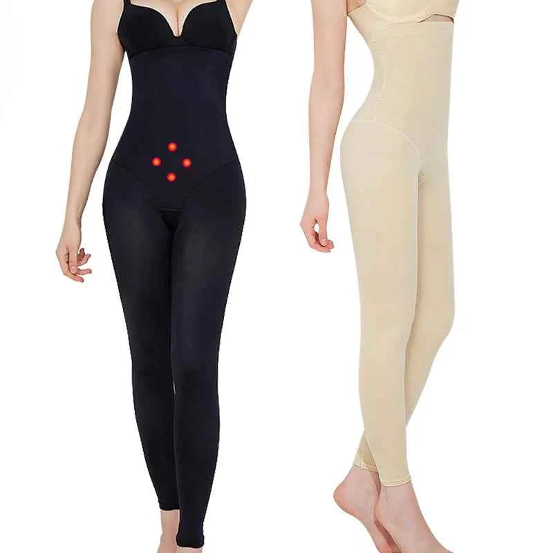 Jececer high-waist seamless shaping pants for women, slimming abdomen and waist, black, XL, under clothing or casual wear.