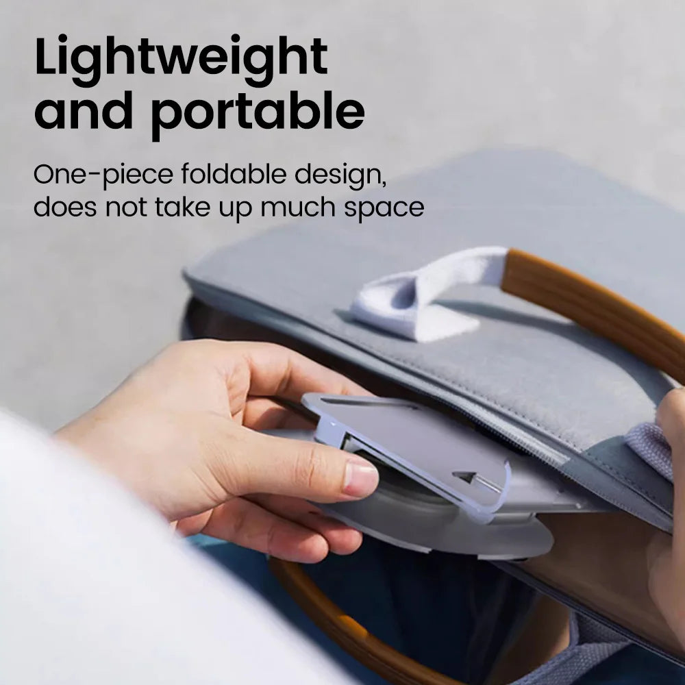 Olaf adjustable aluminum desk mount support for mobile and tablet, featuring a rotating design for versatile device positioning.