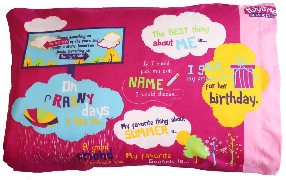 Funda Almohada Playtime Rosa - DC-Playtime Edventures - Infantil