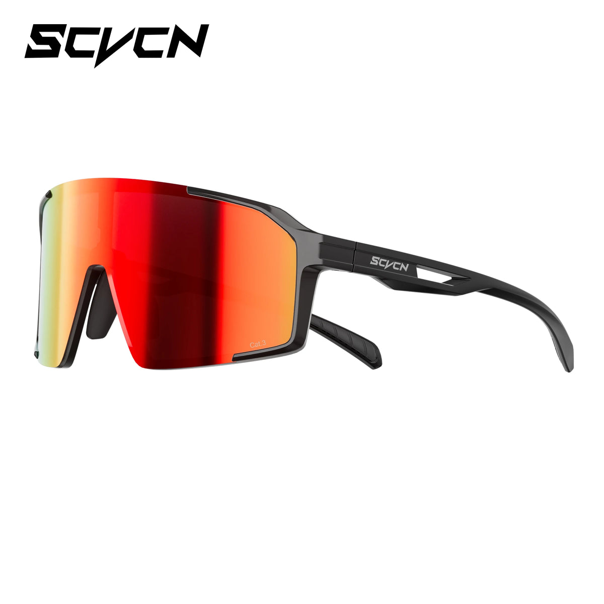 SCVCN photochromic sports sunglasses with UV400 protection, suitable for cycling and outdoor activities for men and women.
