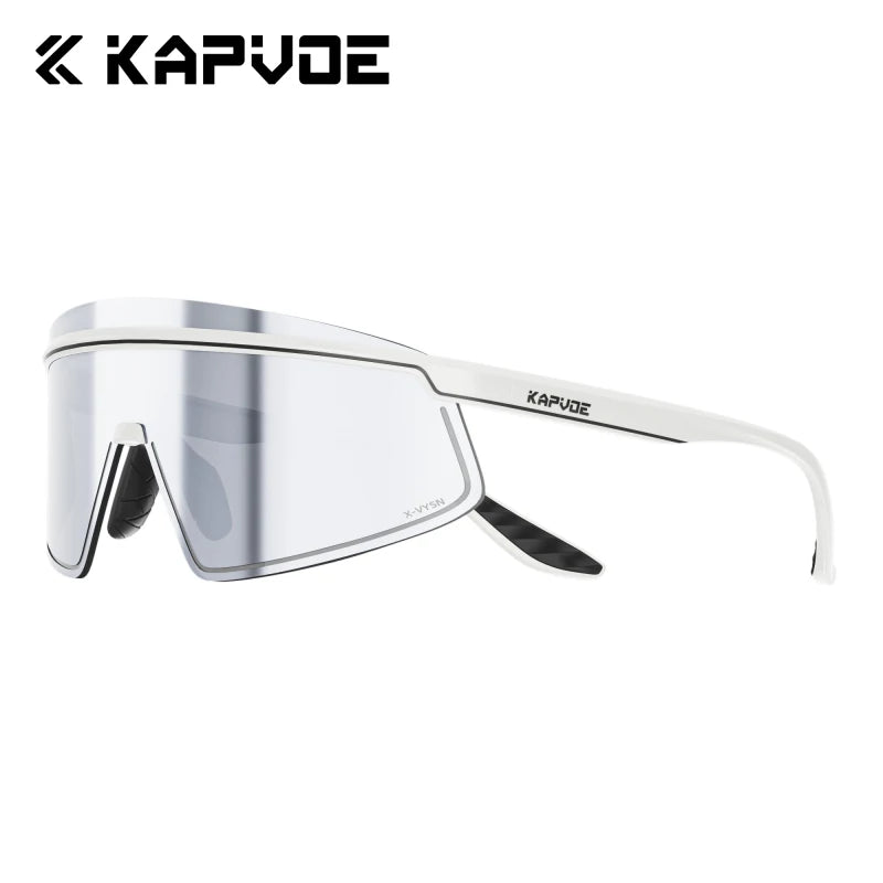 SCVCN UV400 sports cycling glasses for men and women, MTB goggles with one lens, designed for outdoor cycling activities.