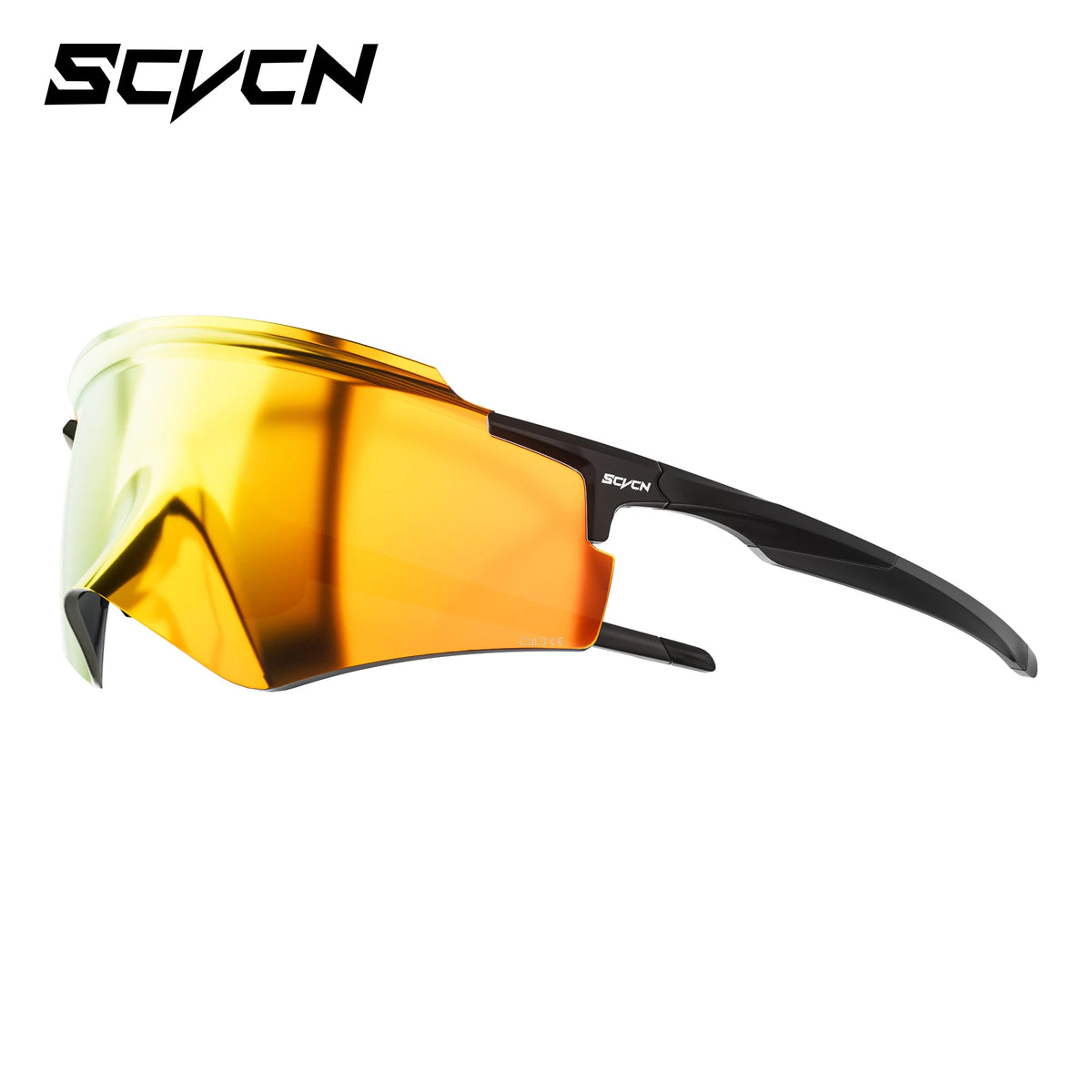 SCVCN UV400 sports cycling glasses for men and women with single lens, designed for mountain biking and outdoor cycling.