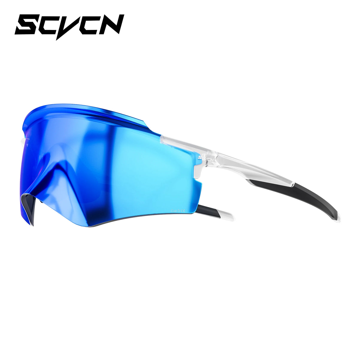 SCVCN UV400 cycling glasses for men and women with one lens, designed for mountain biking and outdoor sports.