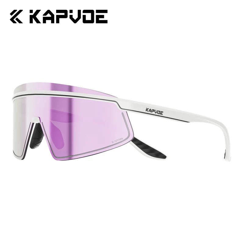 SCVCN UV400 sports cycling glasses for men and women, mountain biking eyewear with one lens, designed for outdoor cycling.