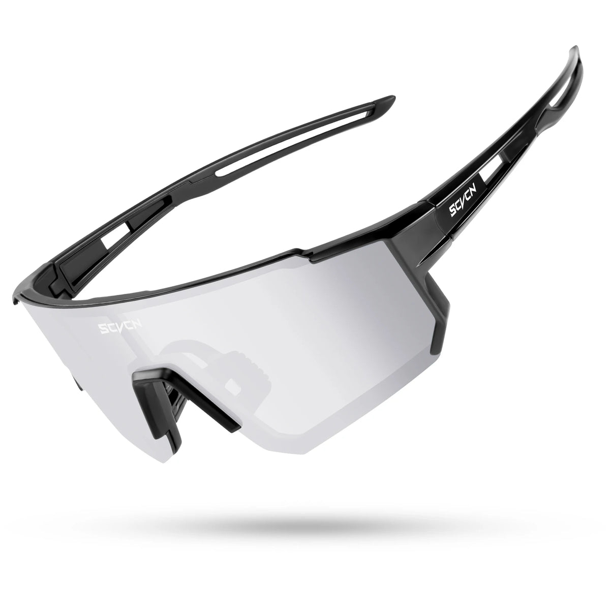 SCVCN UV400 sports cycling sunglasses for men and women, mountain biking eyewear with durable frame and tinted lenses.
