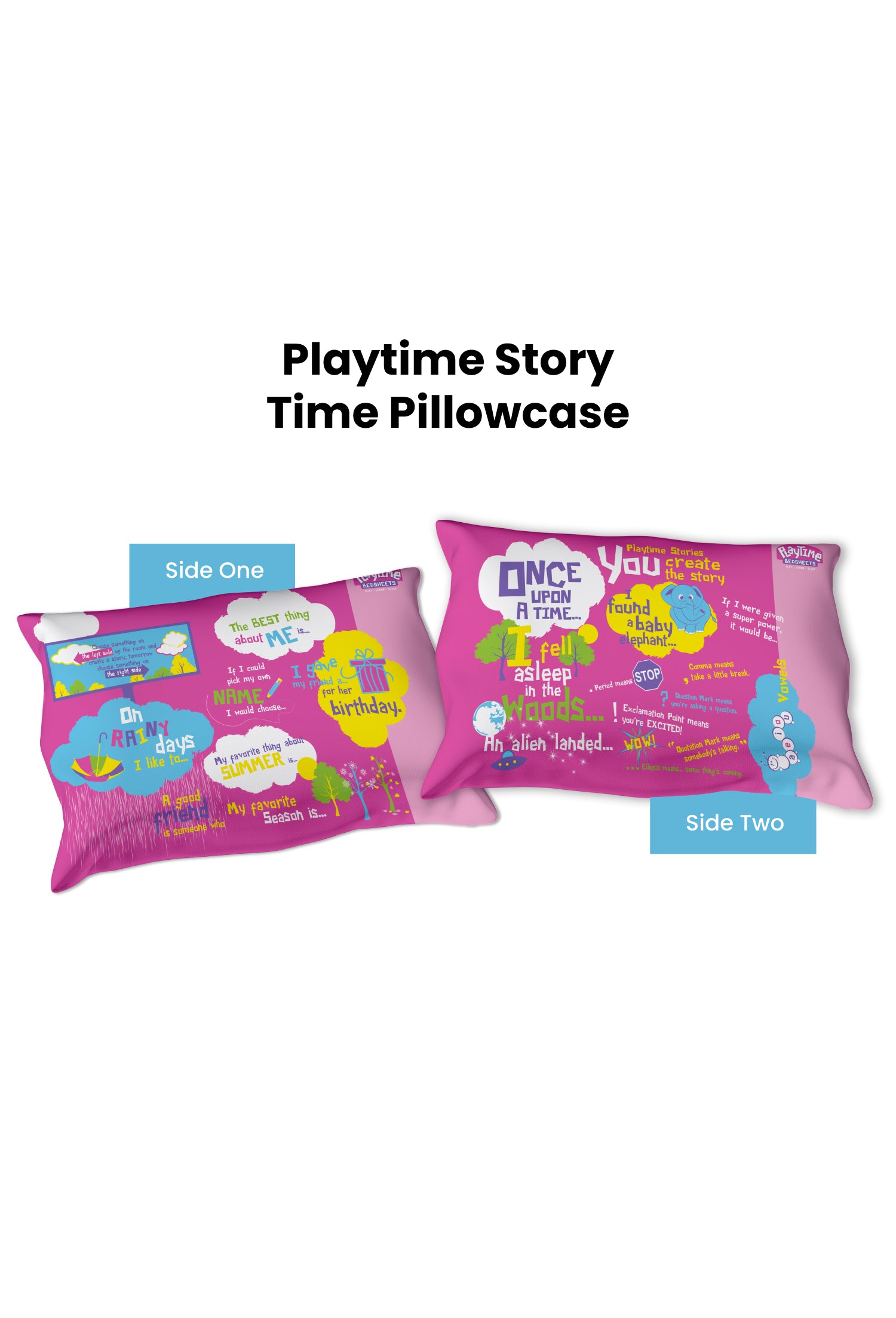 Funda Almohada Playtime Rosa - DC-Playtime Edventures - Infantil