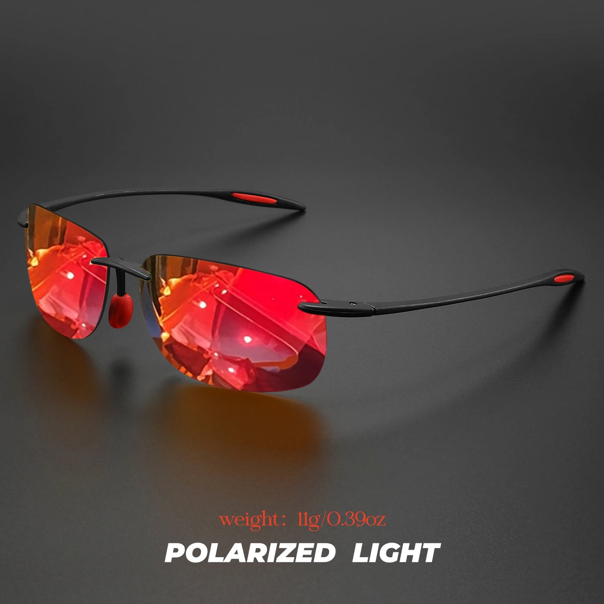 Vegueros polarized sports sunglasses for men, ultralight TR90 frame, ideal for driving and fishing, with dark tinted lenses.