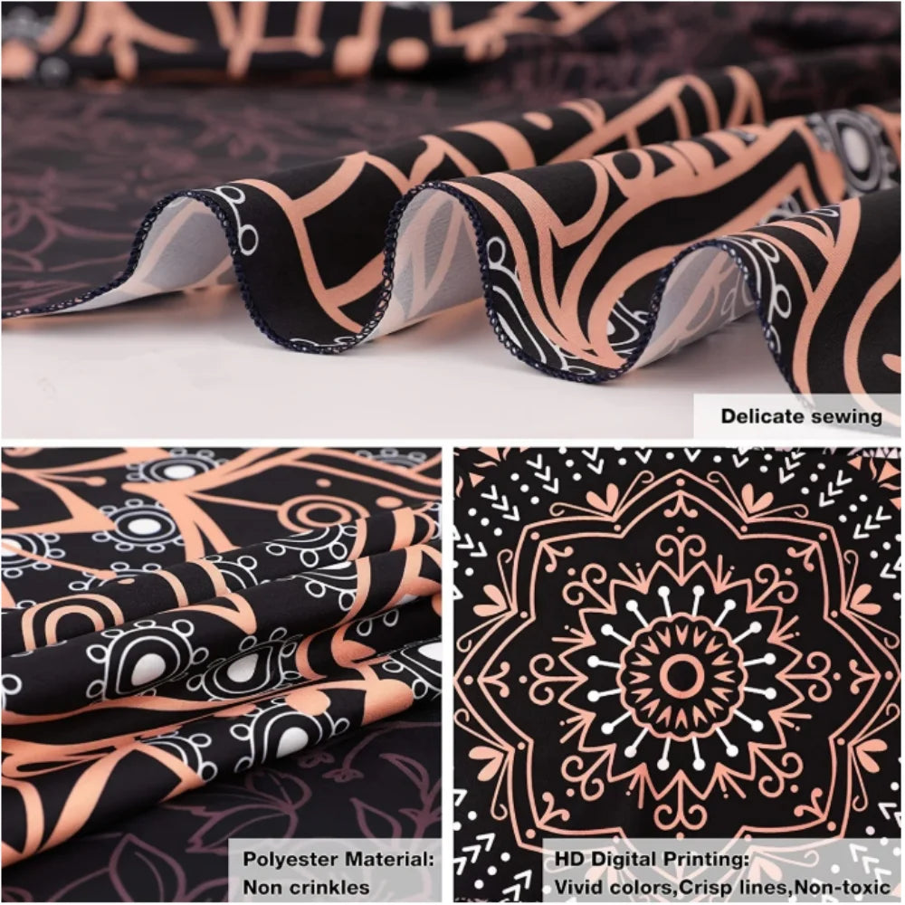 Neon cyberpunk tapestry by VIKAMA featuring video game design, ideal for gaming room decor, 75x58cm wall hanging.