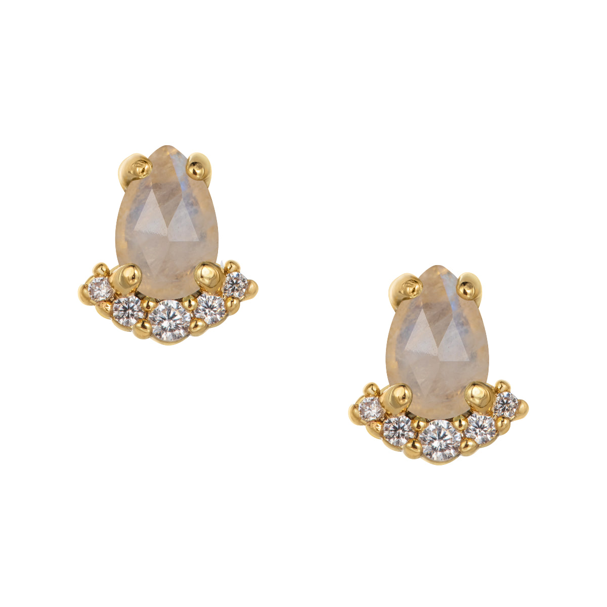 Stella Moonstone Studs