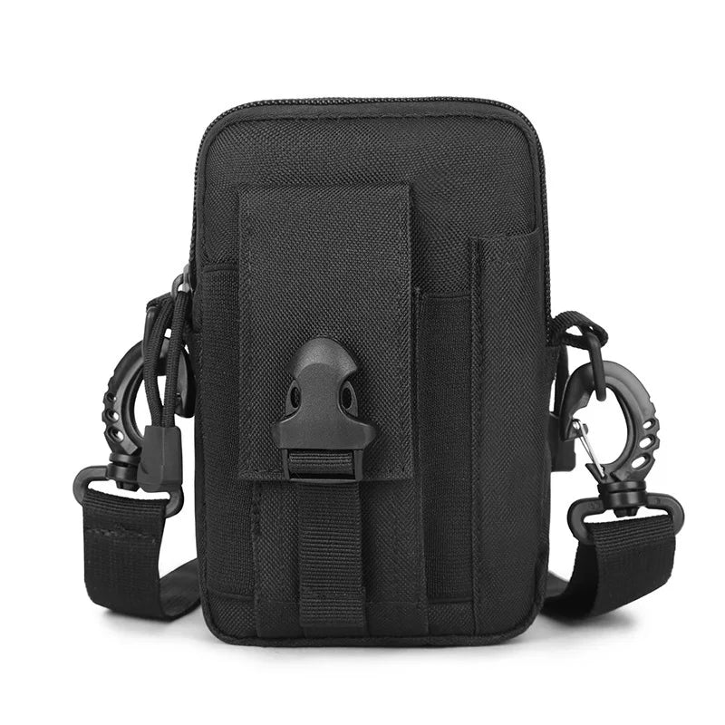 ZHZH waterproof nylon tactical case designed for outdoor use, featuring multiple compartments for accessories and gear.