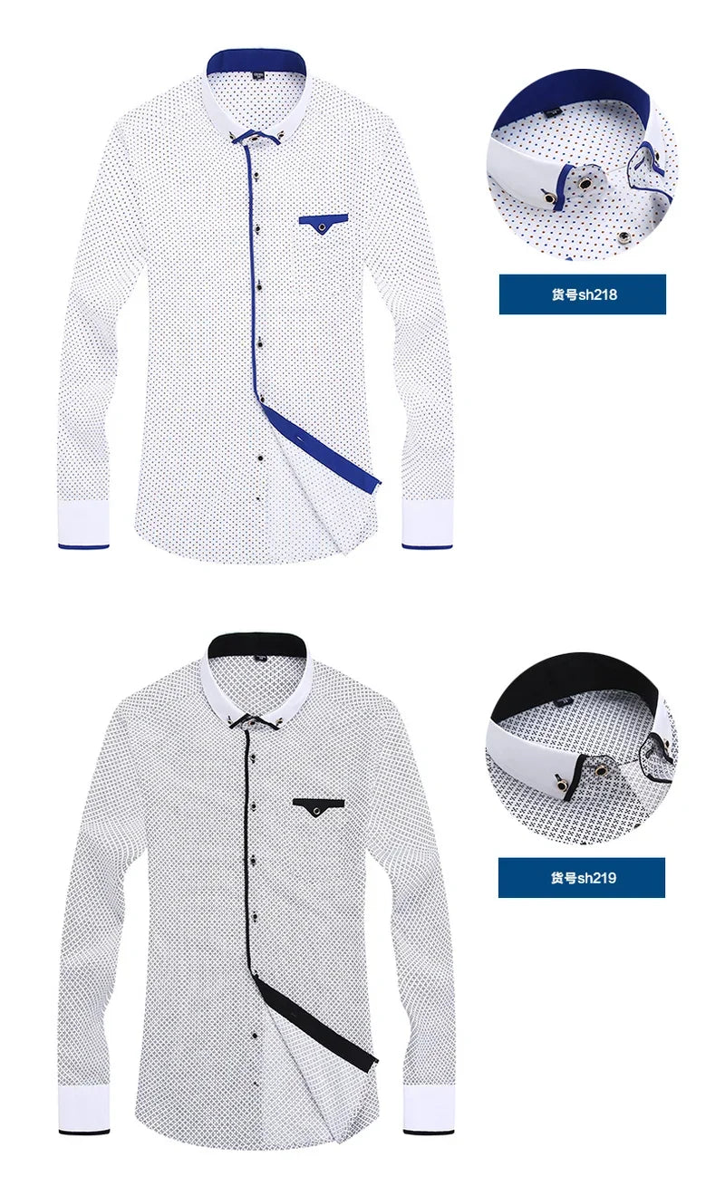 Long sleeve floral casual shirt for men by Ziyang Kasa, tailored fit, vibrant floral design, perfect for casual occasions.